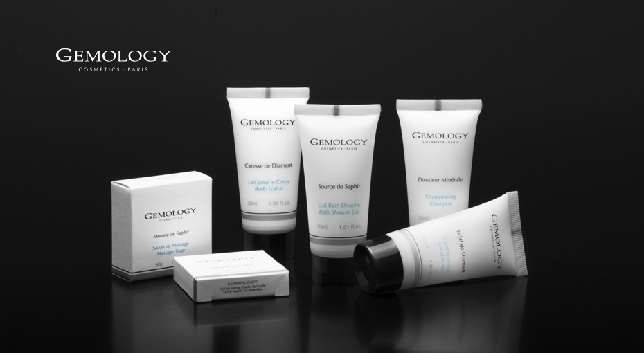 gemology hair, body and bath line