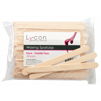 LYCON Paddle Pop Sticks - houten wax spatel half 