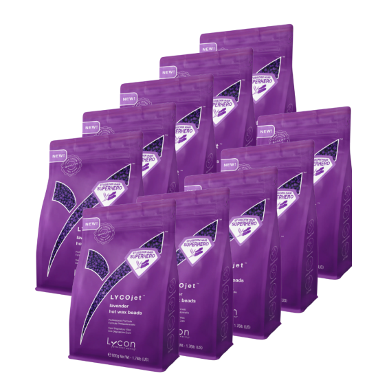 Lycojet hot wax in grootverpakking - bulkdeal 10 x 800gr lycon