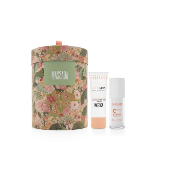 Christmas box massada veggie vegan cream en vitaminen C serum