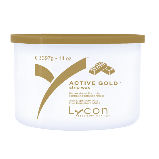 Lycon strip wax active gold blik