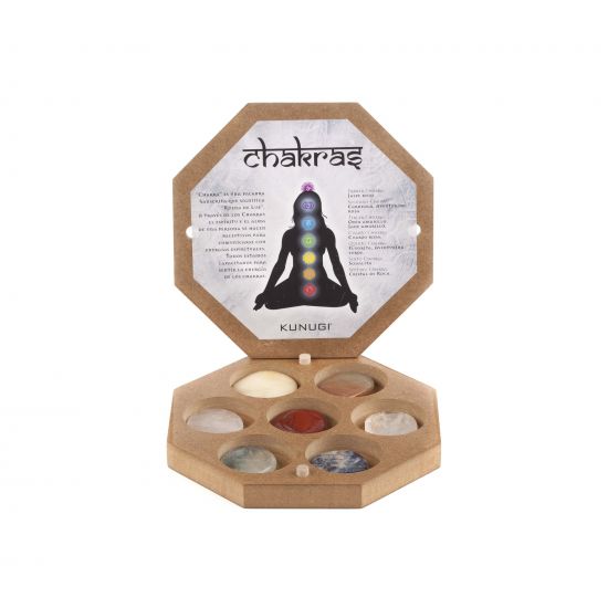 Chakras in Woden Box - Massada