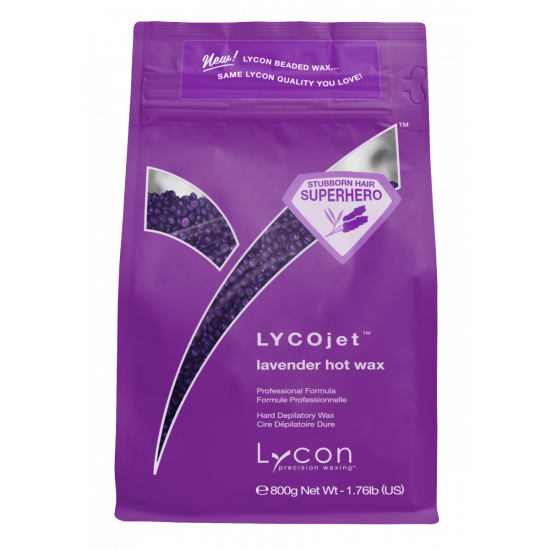 BEADS - Lavender Lycojet Hot Wax korrels (800gr) - Lycon