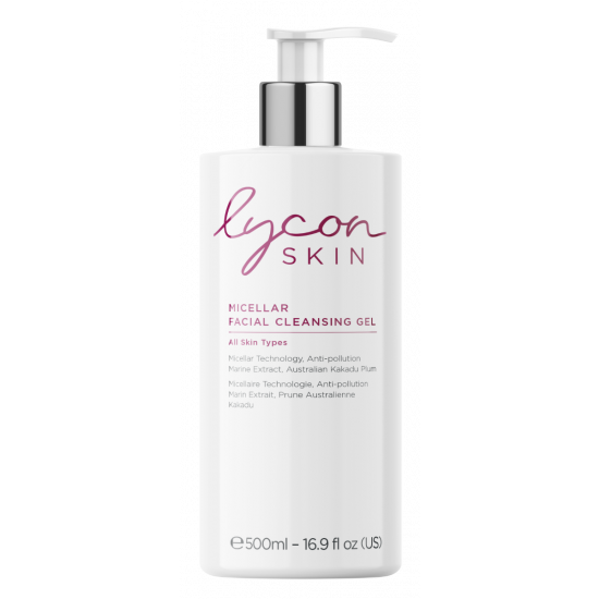 Micellar Facial Cleansing Gel 500ml - Lycon Skin - smooth & co
