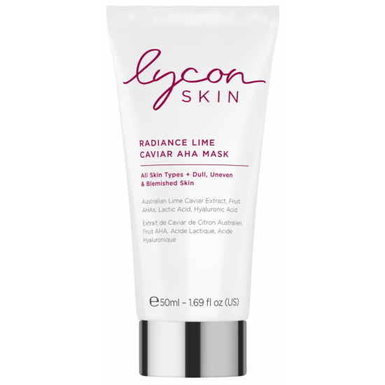 Radiance lime caviar AHA Mask - lycon skin - smooth & co