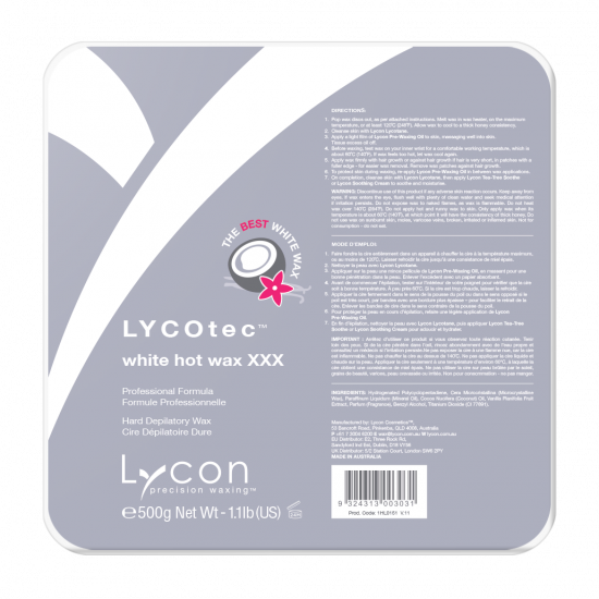 Lycon Lycotec White Hot Wax 500 gr.