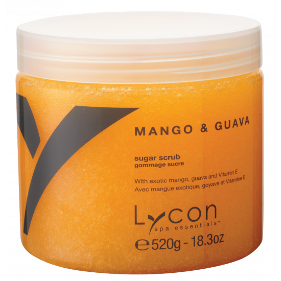 LYCON olie vrije Mango & Guava Sugar Scrub 