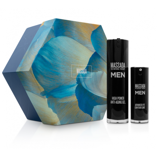 Christmas box Massada voor mannen eye contour - high power gel