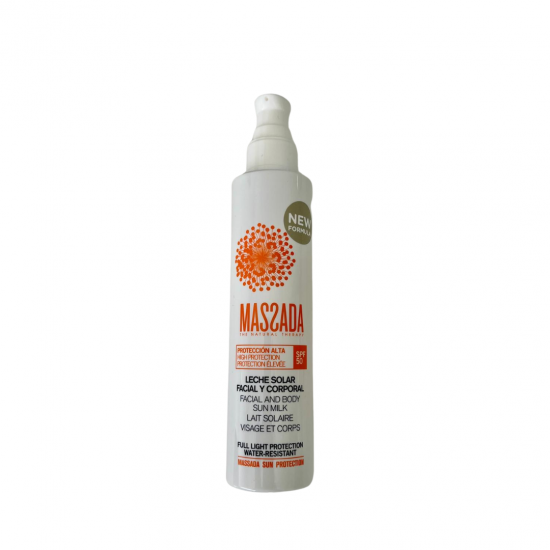 Sun Milk SPF 50 Facial & Body (200ml) - Massada 