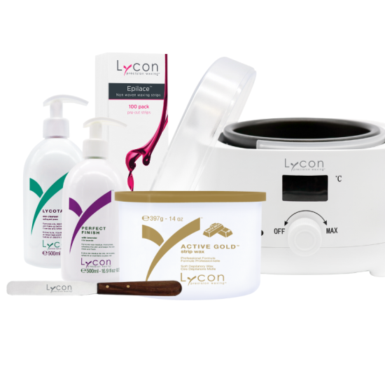 Lycon strip wax kit met wax heater