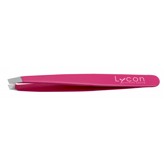 Slanted Tweezers pink pincet Lycon