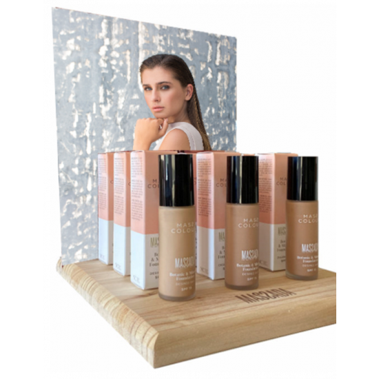 MASS COLOUR Mineral Foundation Make-up SF 15 - MASSADA 