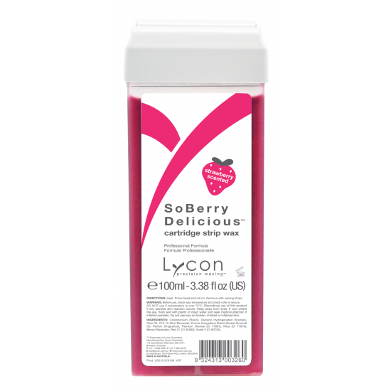 LYCON SoBerry Delicious Strip Wax Cartridges