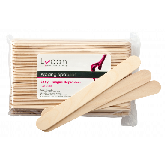 LYCON houten wax spatel regular 100 stuks