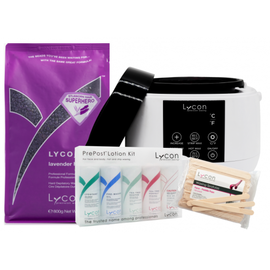 Wax Kit BEADS - Lycon hot wax korrels en lycojet film wax korrels