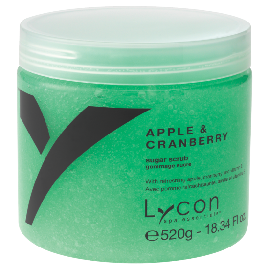 LYCON olie vrije Apple & Cranberry Sugar Scrub