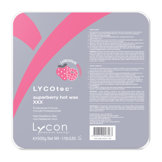 Lycon Lycotec SuperBerry Hot Wax 500 gr.